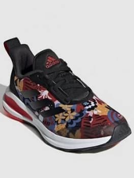 adidas Fortarun Graphic Childrens Trainer - Multi, Black, Size 10