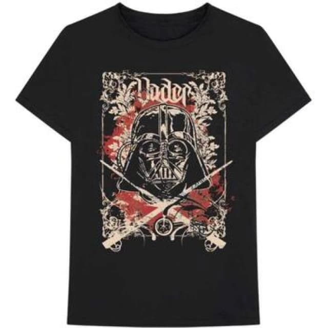 Star Wars Star Wars Men Darth Vader T-Shirt in Black Size: X-Large Black XL Male 5063574186759