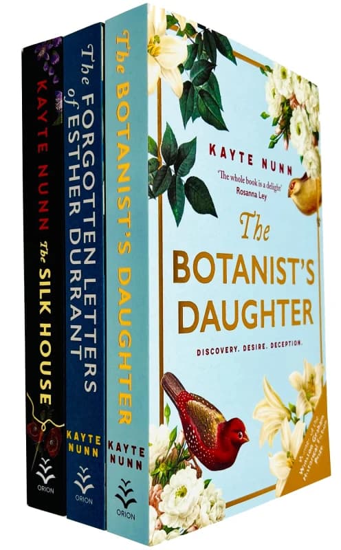 Kayte Nunn 3 Books Collection Set (The Forgotten Letters of Esther Durrant, The Botanist's Daughter & The Silk House) Kayte Nunn Books