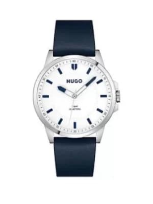HUGO #First Mens Watch, Blue, Men