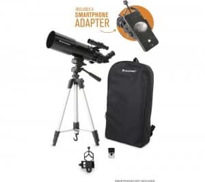 CELESTRON Travelscope 80 22030-CGL Refractor Telescope - Black