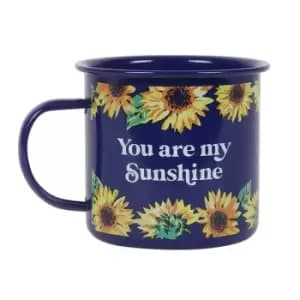Sunflower Enamel Mug
