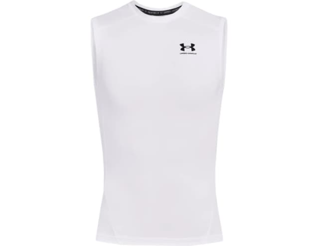 Under Armour Armour HeatGear Sleeveless Mens - White White S