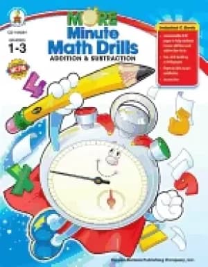 more minute math drills addition and subtraction grades 1 3