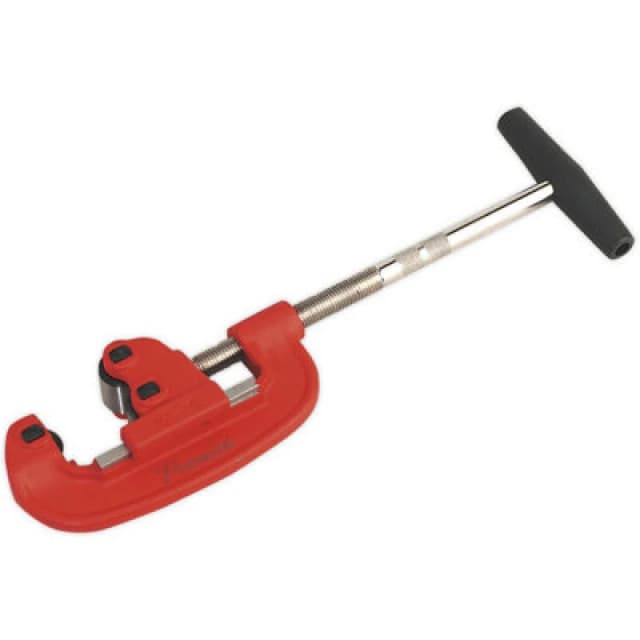 Loops Heavy Duty Die-Cast Pipe Cutter - 10mm to 50mm Capacity - Hardened Steel Blade Metallics