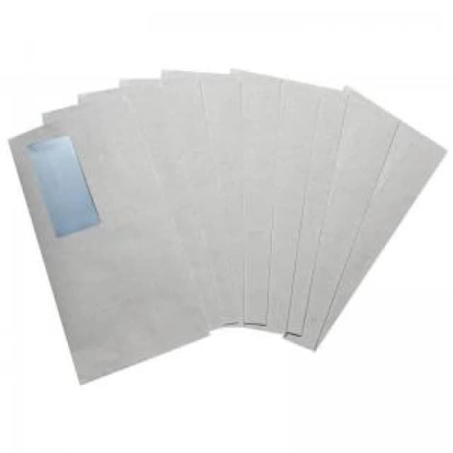 Self Seal DL Windowed Envelope 80gsm - White (1000 Pack)