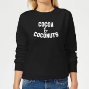 Cocoa and Coconuts Womens Sweatshirt - Black - 3XL