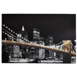 Arthouse Glitz City Diamante Canvas