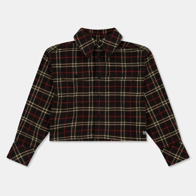 G Star Kids Cropped Workwear Overshirt Duncan Check female 8Y