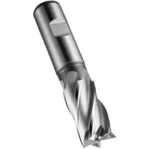C247 10.00MM HSS-E Multi Flute Flatted Shank End Mill - DIN 844K