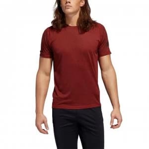 adidas Mens Freelift Sport X Heather T-Shirt - Redmarl/Blk