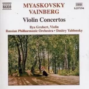 Violin Concertos Yablonsky Russian Po Grubert by Nikolay Myaskovsky CD Album