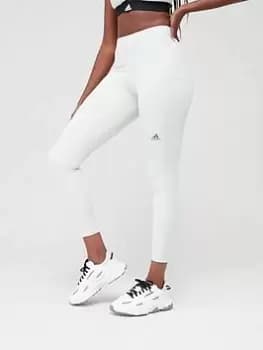 adidas Run Icons 3 Bar Leggings - Light Green, Light Green, Size S, Women