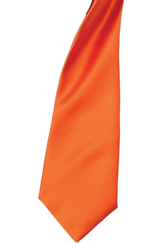 Premier Premier Men Colours Satin Clip Tie Pack of 2 in Terracotta Terracotta One Size Male 5059269154059