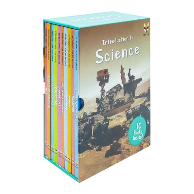BOOKS4PEOPLE Children Introduction To Science For Beginners (Series 1) 10 Hardback Book Collection Set: (Astronomy, Electricity, Food Chains, F