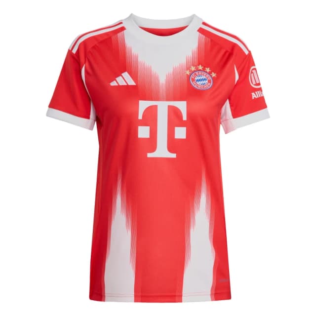 adidas Bayern Munich Home Shirt 2025 2026 Womens Red female 10 (S)