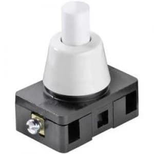 Pushbutton switch 250 V AC 6 A 1 x OnOff interBaer