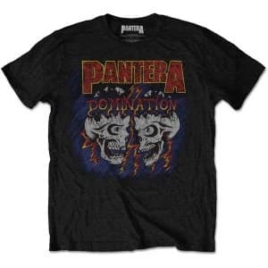 Pantera - Domination Unisex Large T-Shirt - Black