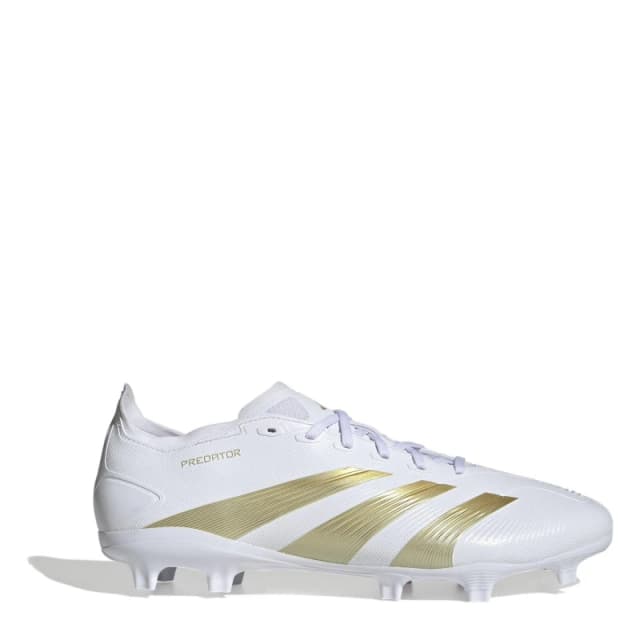 adidas Predator 24 League Firm Ground Boots - White White 7