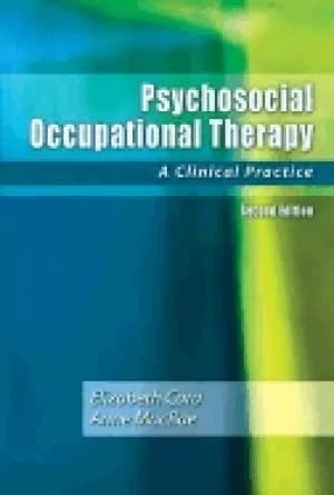 psychosocial occupational therapy a clinical practice