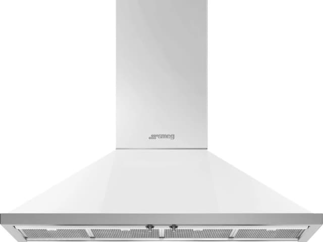 Smeg Portofino KPF12WH 120cm Chimney Cooker Hood - White