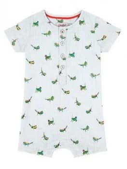 Cath Kidston Baby Boys Mini Crickets Romper - Light Blue