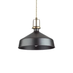 Eris-1 Indoor Dome Ceiling Pendant Lamp 1 Light Black, E27