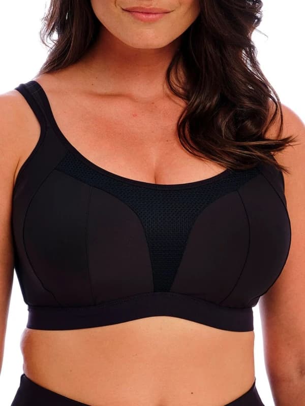 Fantasie Fantasie Elevate Wired Sports Bra Black Female 32F EB38116