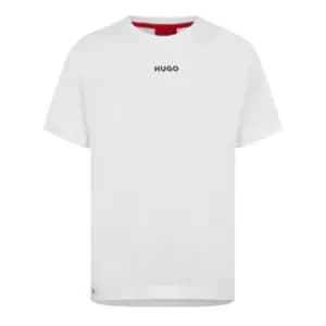Hugo Logo Print Pyjama T-Shirt - White