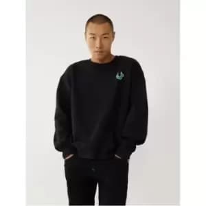 TRUE RELIGION Buddha Sweatshirt - Black