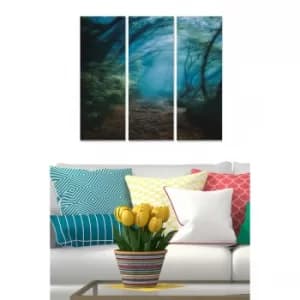 MDF1882693 Multicolor Decorative MDF Painting (3 Pieces)