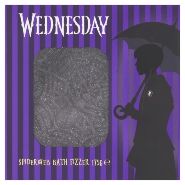 Wednesday Spiderweb Bath Fizzer 175g
