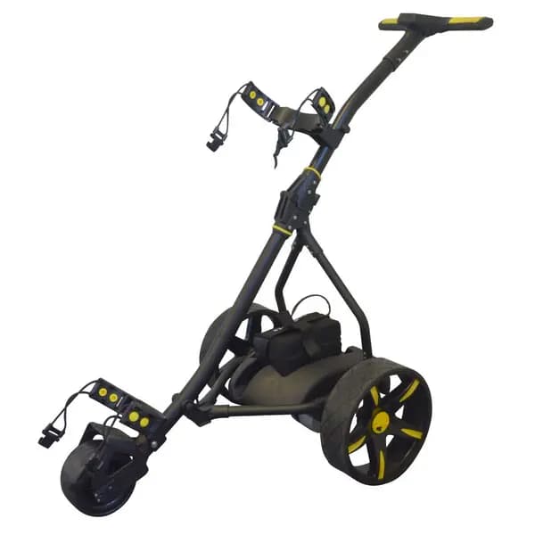 Pro Rider Leisure 36 Hole Electric Golf Trolley - Black & Yellow EX09001