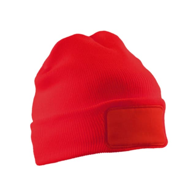 Result Result Men Thinsulate Beanie in Red Red One Size Male 5059699306745