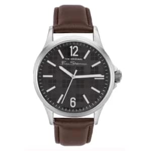 Ben Sherman Brown Strap Watch with Grey Dial