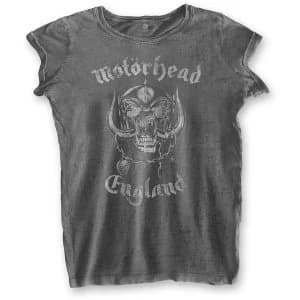 Motorhead - England Womens Large T-Shirt - Grey