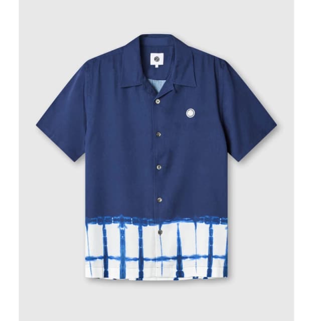 Pretty Green PG Anaheim TyeDye SS - Blue Blue XS