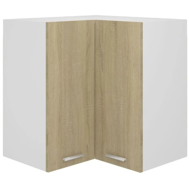 VIDAXL Hanging Corner Cabinet Lyon Sonoma Oak 57x57x60cm Engineered Wood Vidaxl 8720286414088