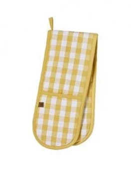 Ulster Weavers Ulster Weavers Yellow Gingham Double Oven Glove