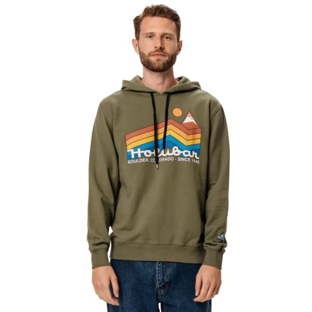 Holubar Hoodie Holubar Rainbow JJ20 Vert Male XS SS21M054