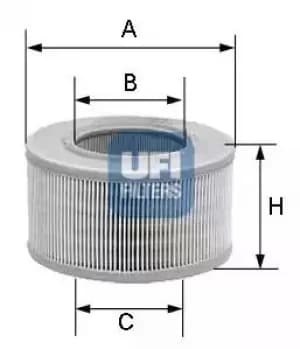 30.038.01 UFI Air Filter