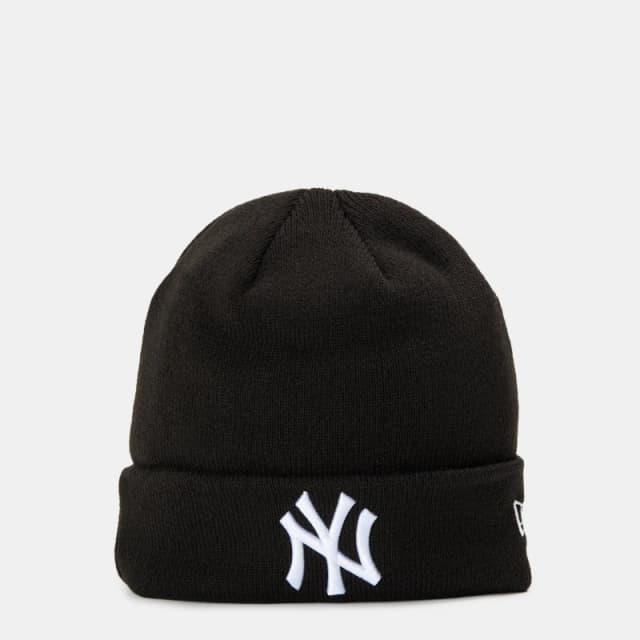 New Era Womens Essential Beanie NY Black/White unisex One Size