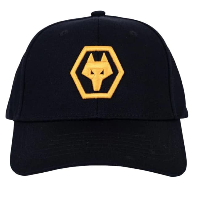 Wolverhampton Wanderers FC Mens Baseball Cap in Black Male One Size