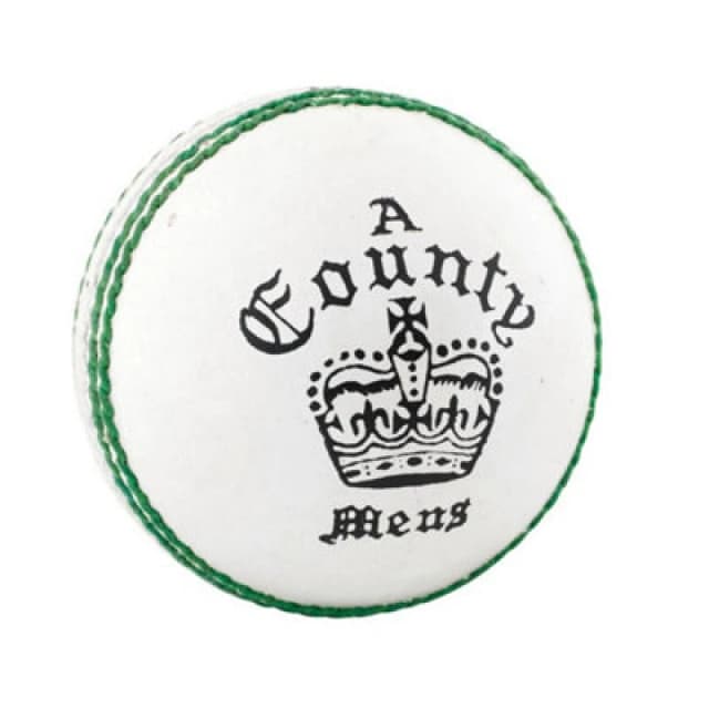 Readers County Crown Leather Cricket Ball White unisex