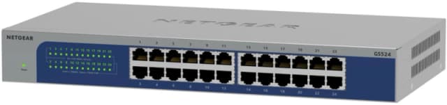 Netgear Netgear GS524-300EUS network switch Unmanaged Gigabit Ethernet (10/100/1000) Grey GS524-300EUS