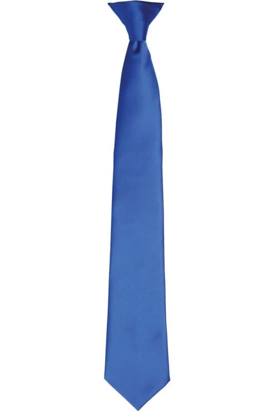 Premier Premier Satin Tie in Blue Blue One Size Unisex 5063470360598