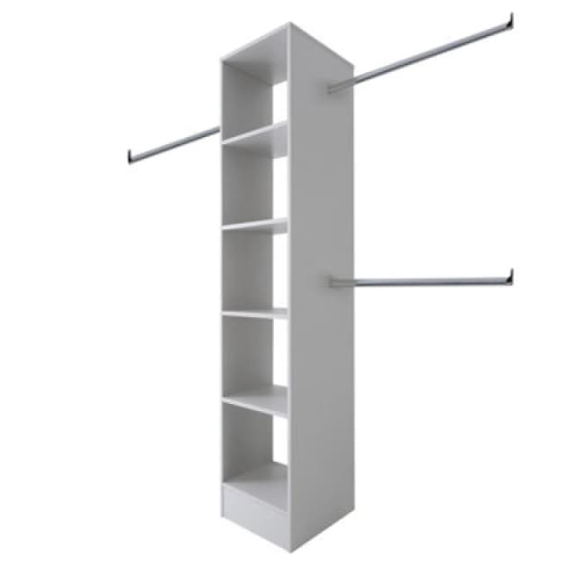 Spacepro Modular Dove Grey Tower Unit (H)2100mm (W)450mm (D)500mm