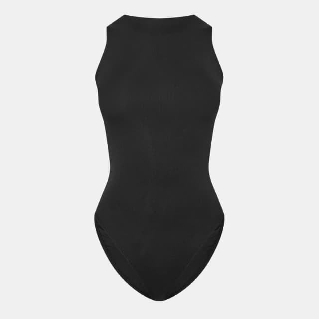 Jack Wills Second Skin Racer Bodysuit - Black 6