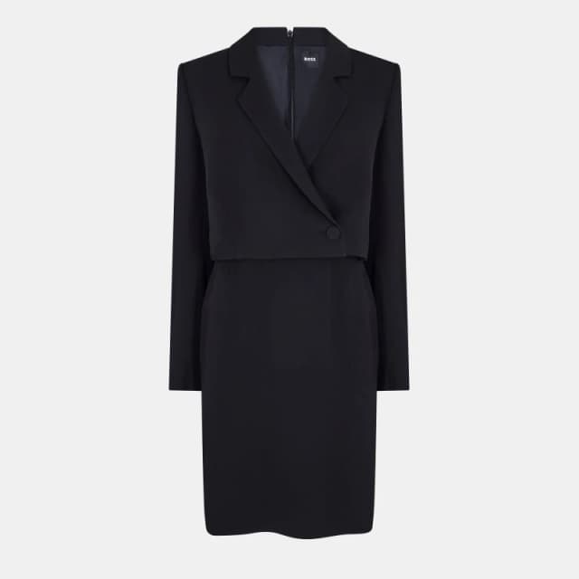 Boss Womens Dajoana Gsu Shift Dress Black female 4 (XXS)