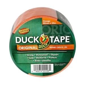 Duck Orange Cloth tape L25m W50mm